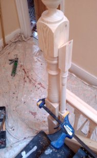 how to install hand rail