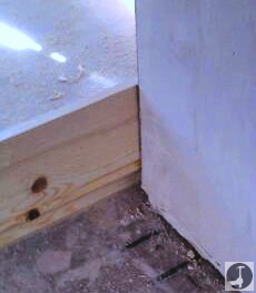 How to mark skirting mitre