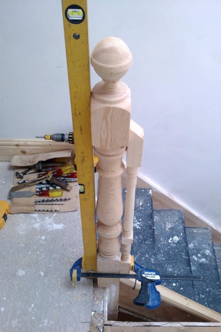 how to install handrail