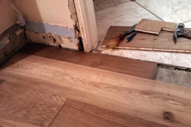 How To Lay Laminate In A Doorway For Perfect Flooring Transitions