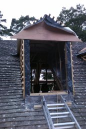 corinthian style dormer