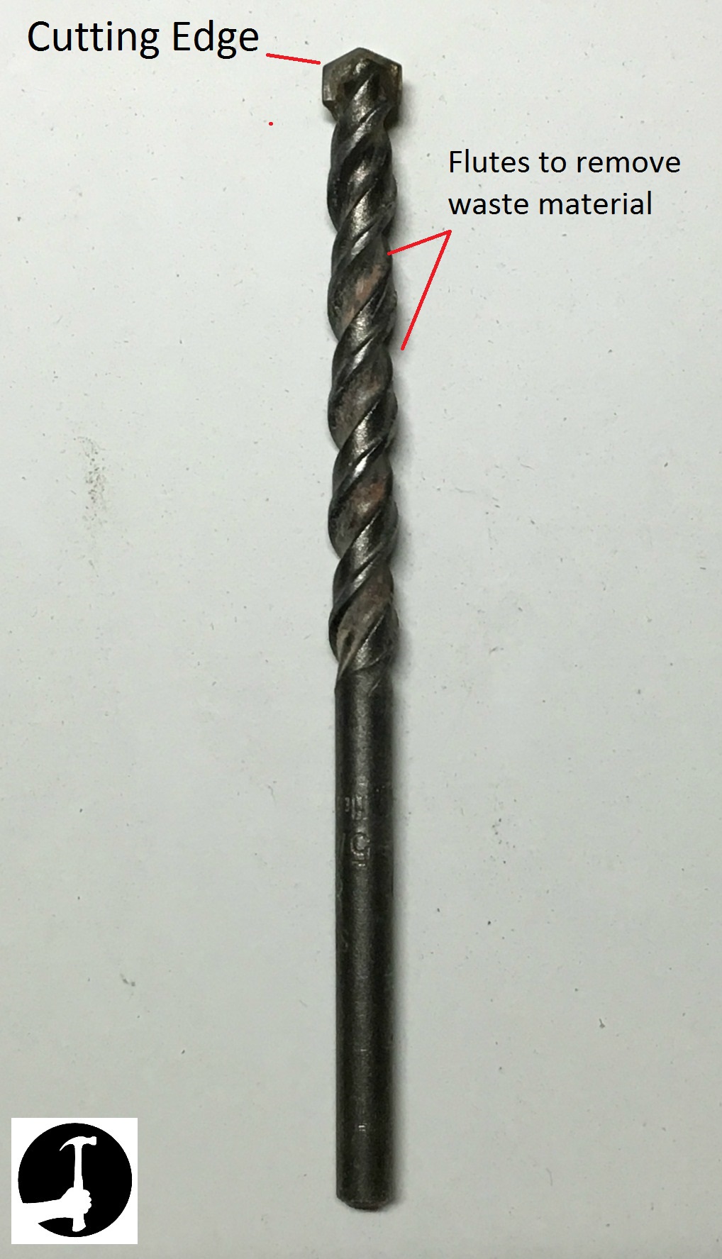 Masonry drill bit for bricks, blocks and concrete