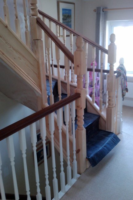 Loft conversion staircase