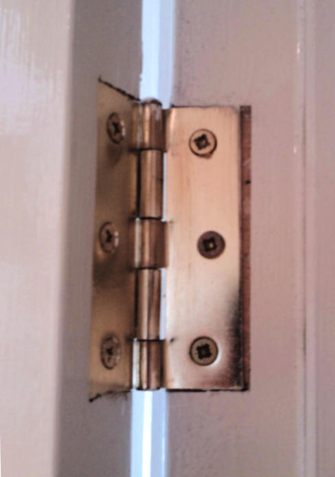 how to adjust a door by the hinges