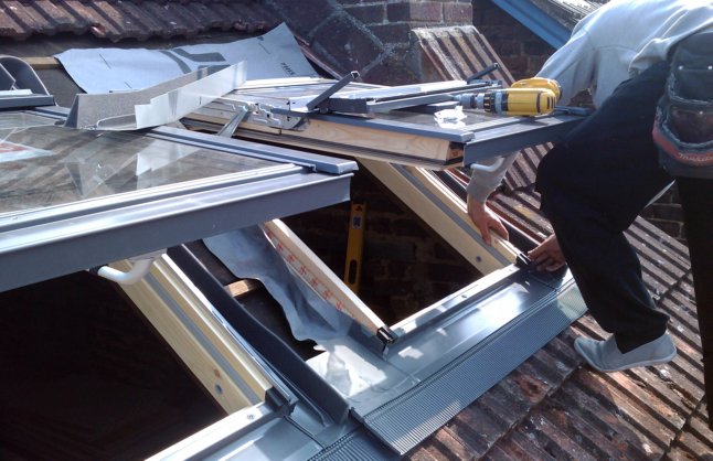 Building a loft conversion, windows first